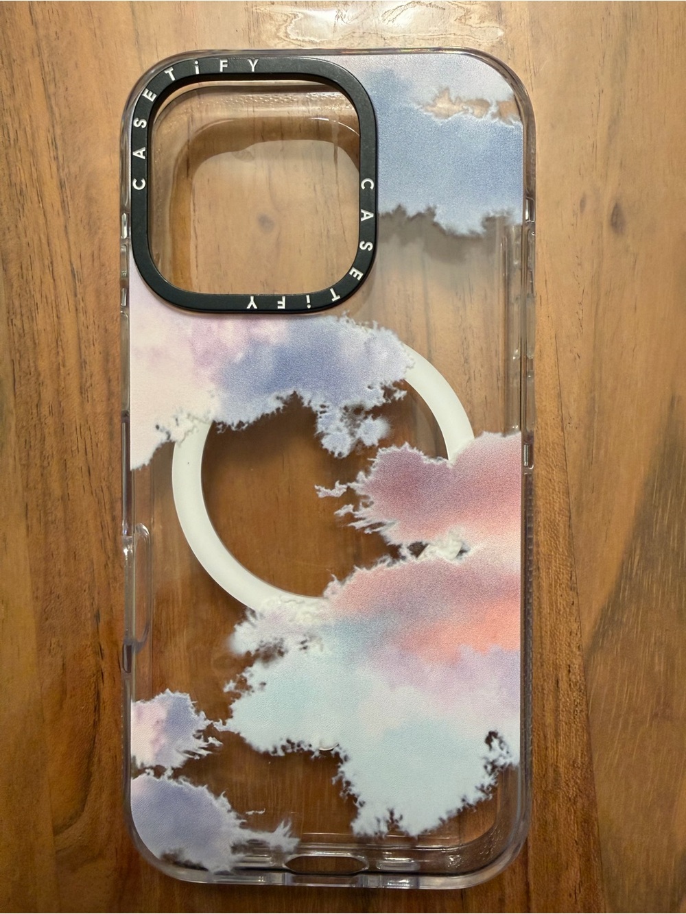 Casetify Pastel Cloudscape MagSafe Case for Iphone 16 Pro— Lavender Pink Blue